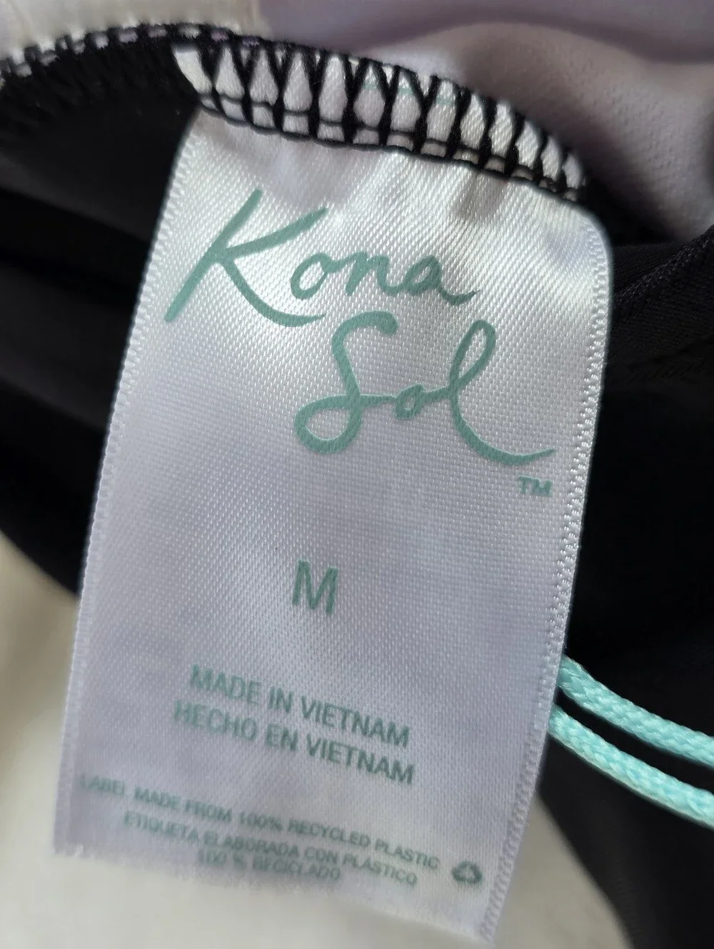 Kona Sol Women's Floral Print One-piece Swimsuit Size M